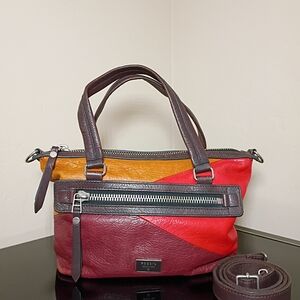 Fossil Women's Dawson Patchwork Leather Handbag
